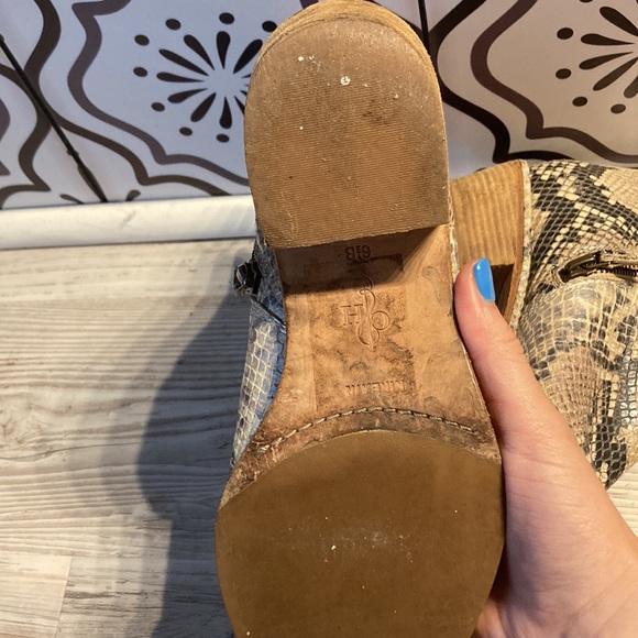 Cole Haan Snakeskin Boots - Picture 4 of 4
